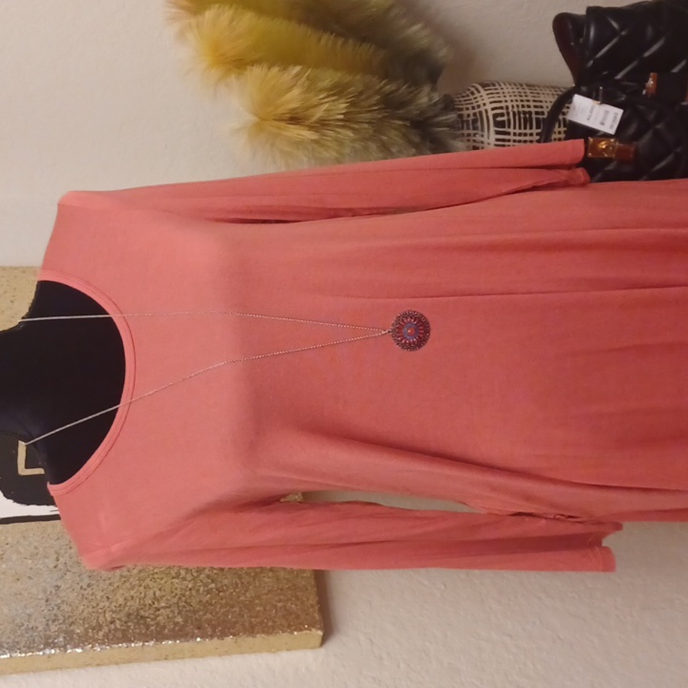 Pink Shirt dress
